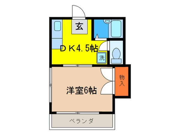 パ－クヒル・ピ－クの物件間取画像